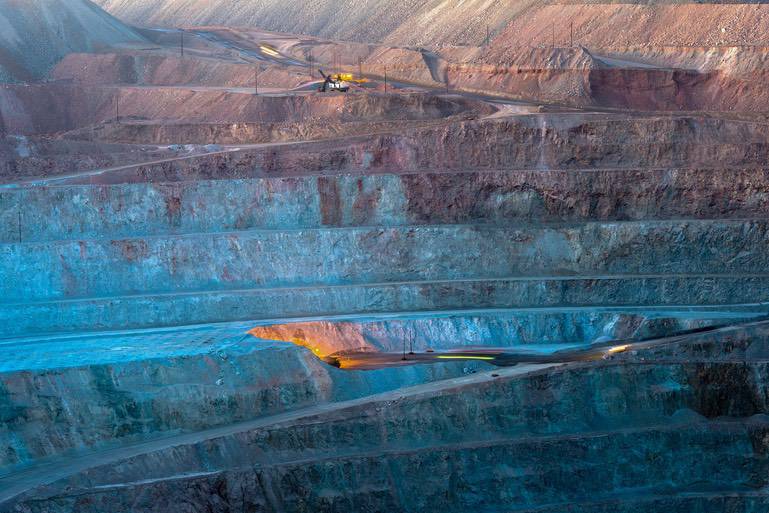A pit mine